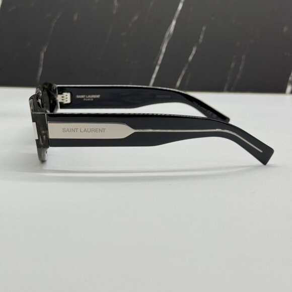 NEW SAINT LAURENT SL618 004 UNISEX HAVANA GREY SUNGLASSES - Picture 9 of 12